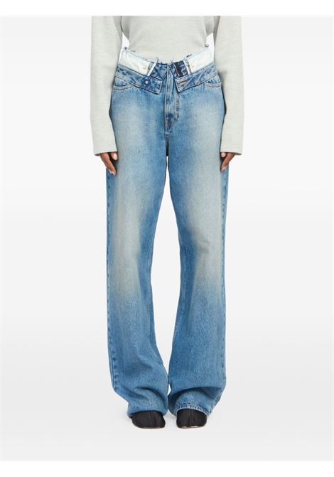 jeans gamba dritta donna blu MAISON MARGIELA | S52LA0271 M30058965